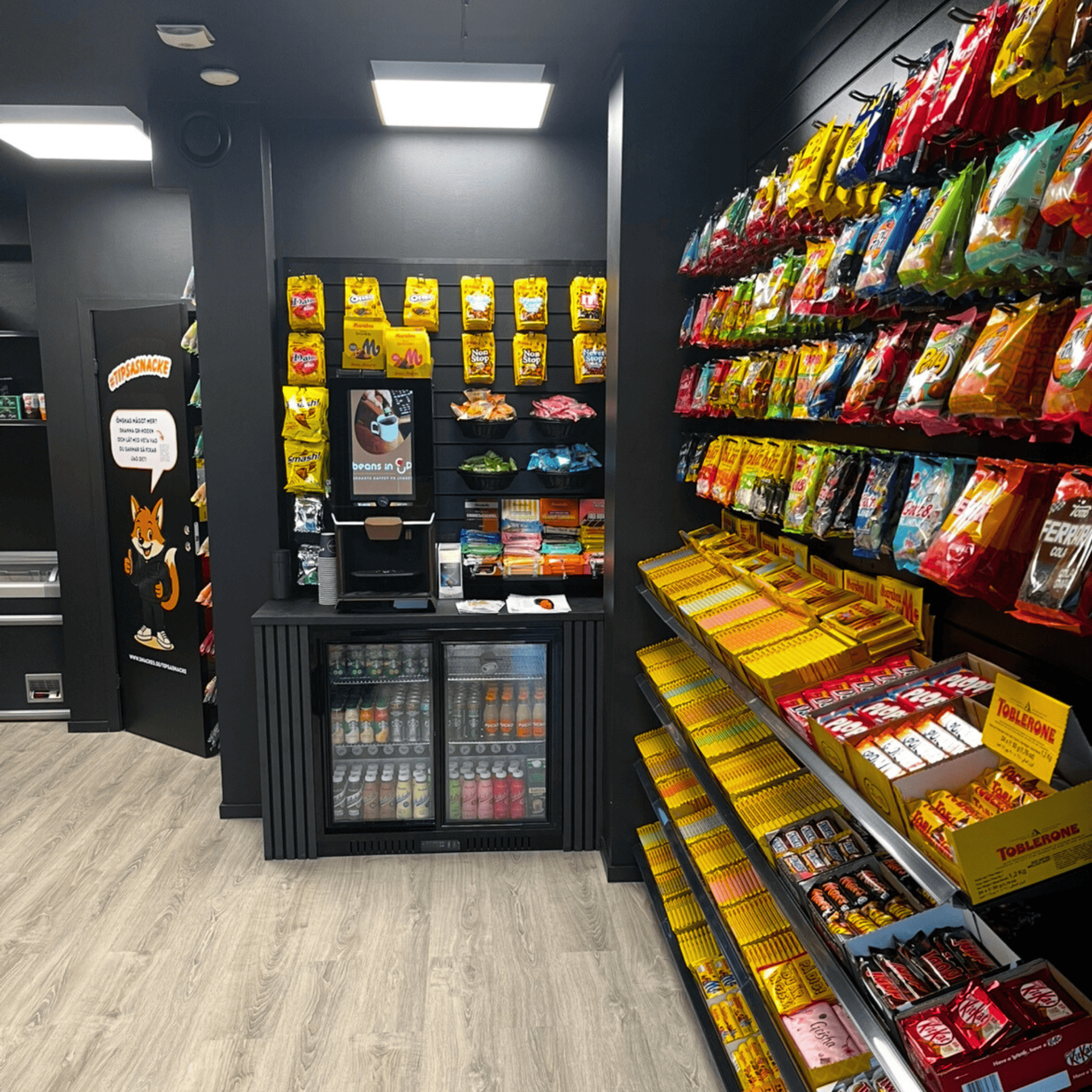 Snackes butik i Mora